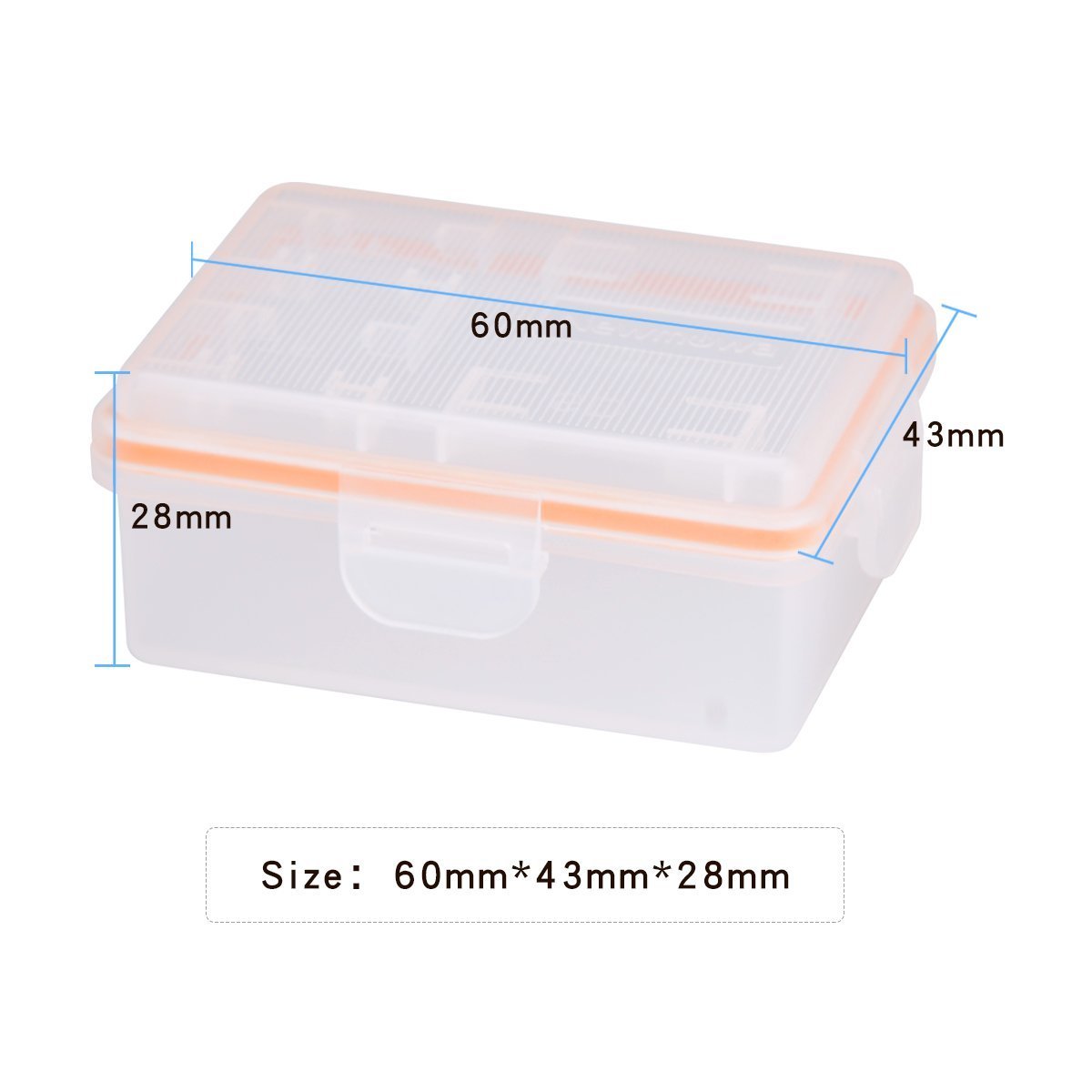 Boîte De Rangement Newmowa Pour 6 Batteries NP-FZ100 + Cartes SD - étui De Transport Compact - 3