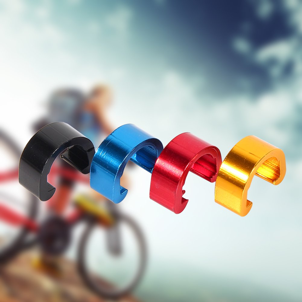 Guides Câble En Aluminium Pour Vélo - Lot De 10 - Type C-Clips - Pour VTT, Vélo De Route