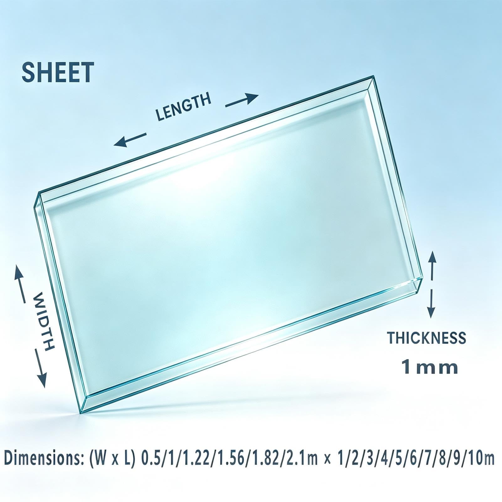 Panel Policarbonato 1mm Transparente PC Endurance Board