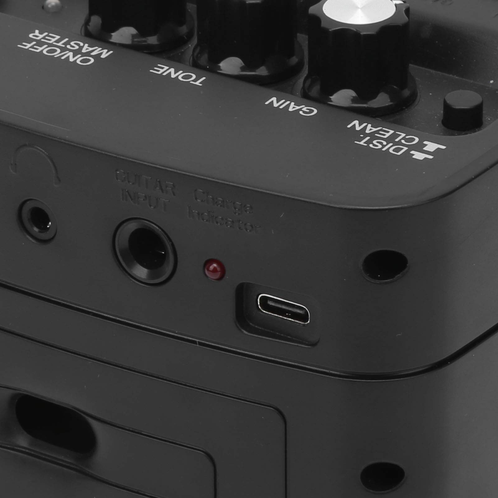 VGEBY Mini Amplificatore per Chitarra con Uscita Stereo, Attrezzatura per Esercitarsi con gli Strumenti o Ascoltare Musica in Movimento (BLACK)