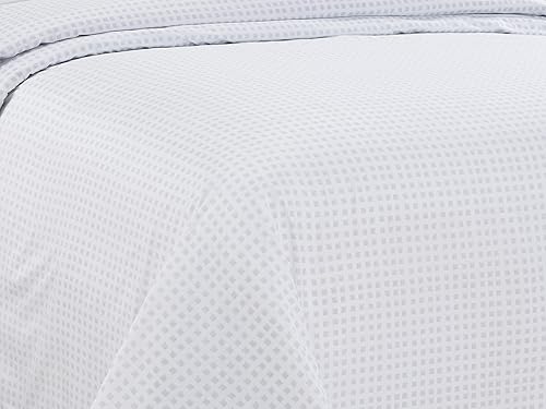 Miniatura 3 de Juego de sábanas impresas de 6 piezas con fundas de almohada bordadas, cuadrados Clearwater (Queen)