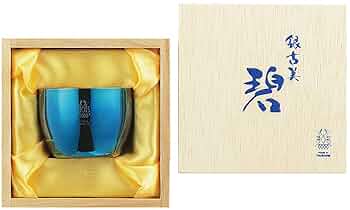 高級ぐい呑み、タンブラー★セット価格★カラー→水色★新品未使用、送料無料★ IDEA SEKIKAWA 鎚 チタンぐい呑み 〔 ミッドナイト