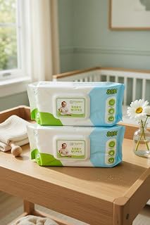 Hygiene Plus Baby Wipes, Soft and Gentle, pH Balanced, Alcohol Free, Dermatologically Tested, 80N, Pack of 2 Price In India