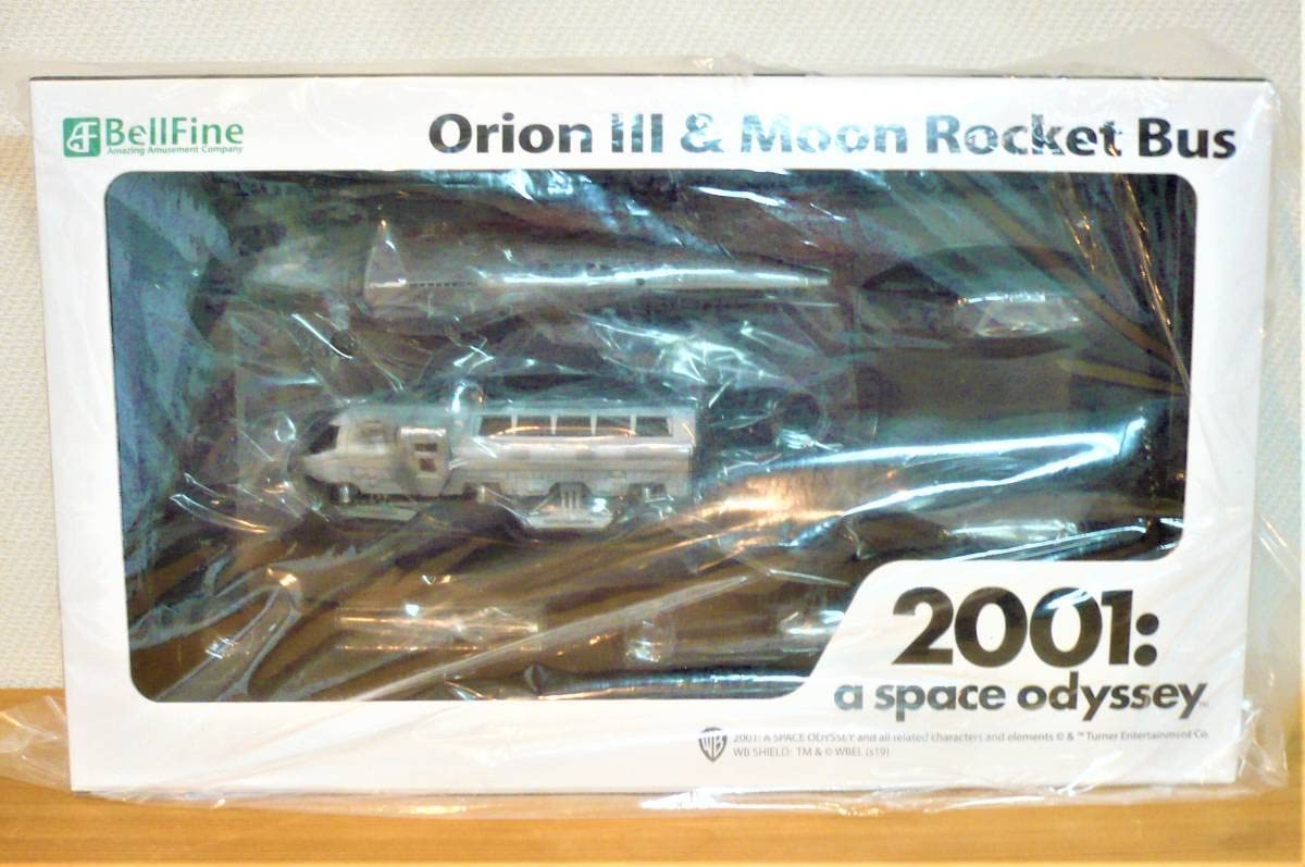 2001年宇宙の旅　オリオン号 & ムーンバス　宇宙船　完成品　ベルファイン 2001年宇宙の旅』 オリオン号＆ムーンバス プラスチックモデル