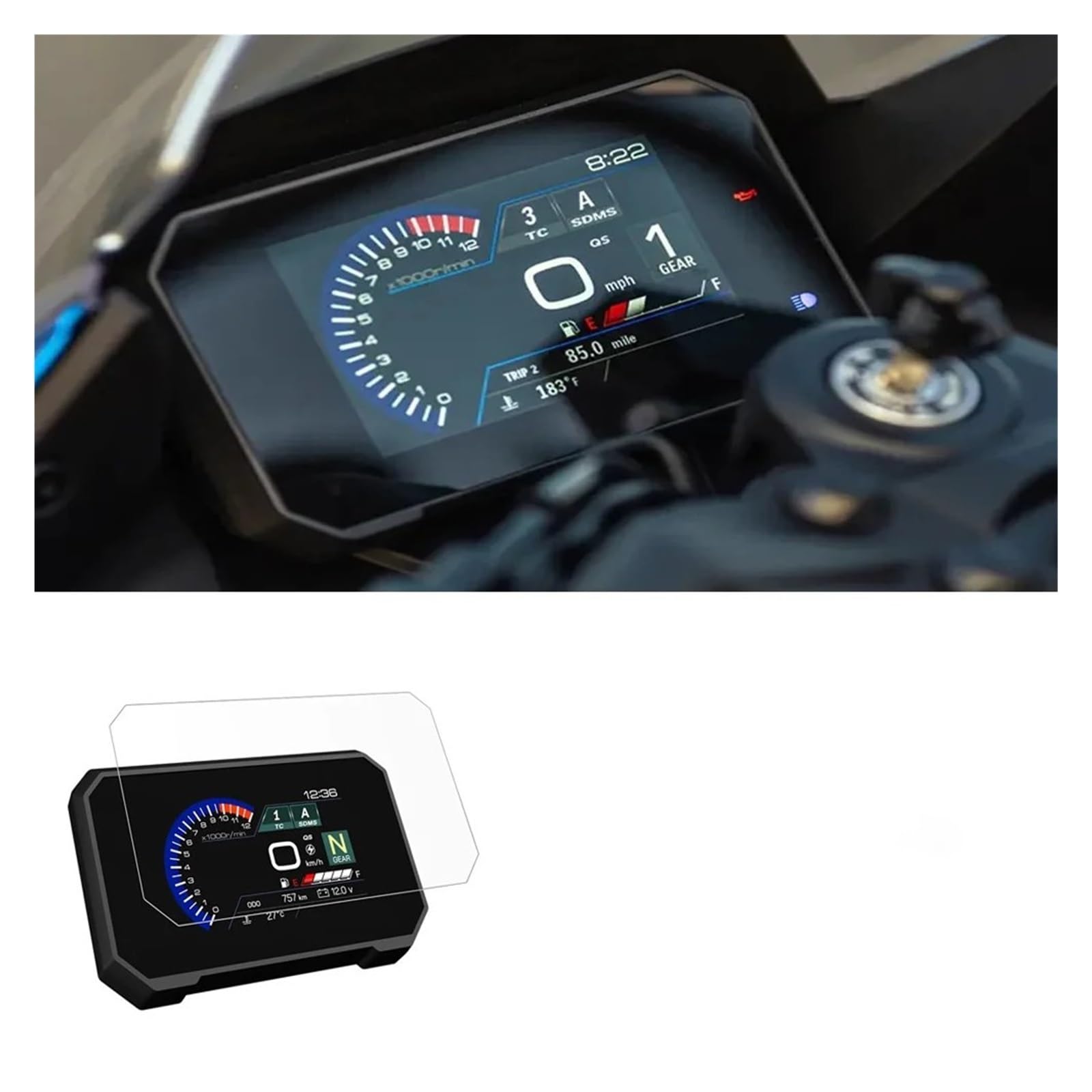 JF28 スピードメーター+スクリーンカバー Amazon.co.jp: スピードメータークラスター保護フィルム スズキ GSX-8R