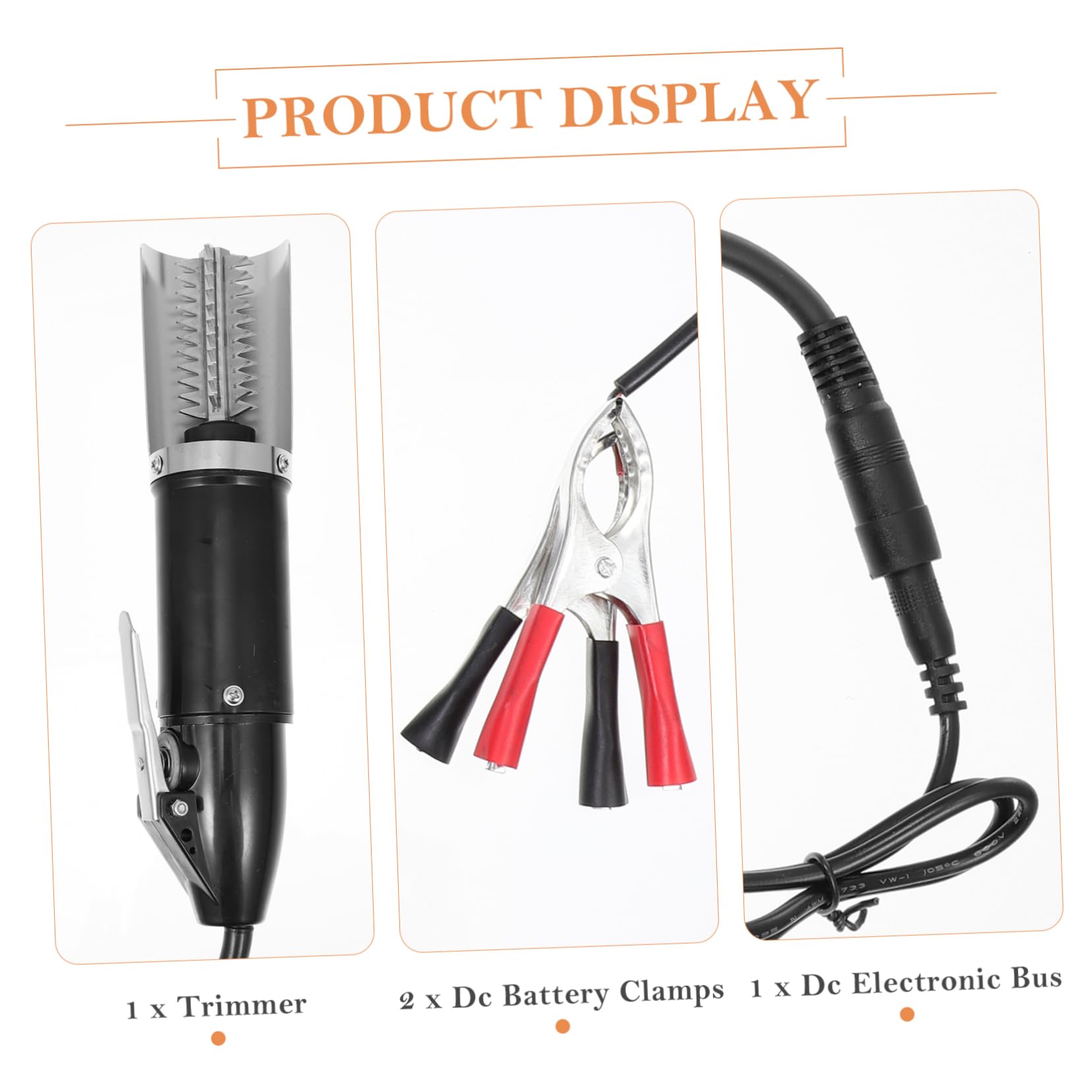 Zerodeko Máquina Raspadora de Escamas de Pescado Eléctrica para Uso Doméstico y Comercial, Acero Resistente, Fácil de Limpiar Protección para Manos, Compatible Corriente y 220v