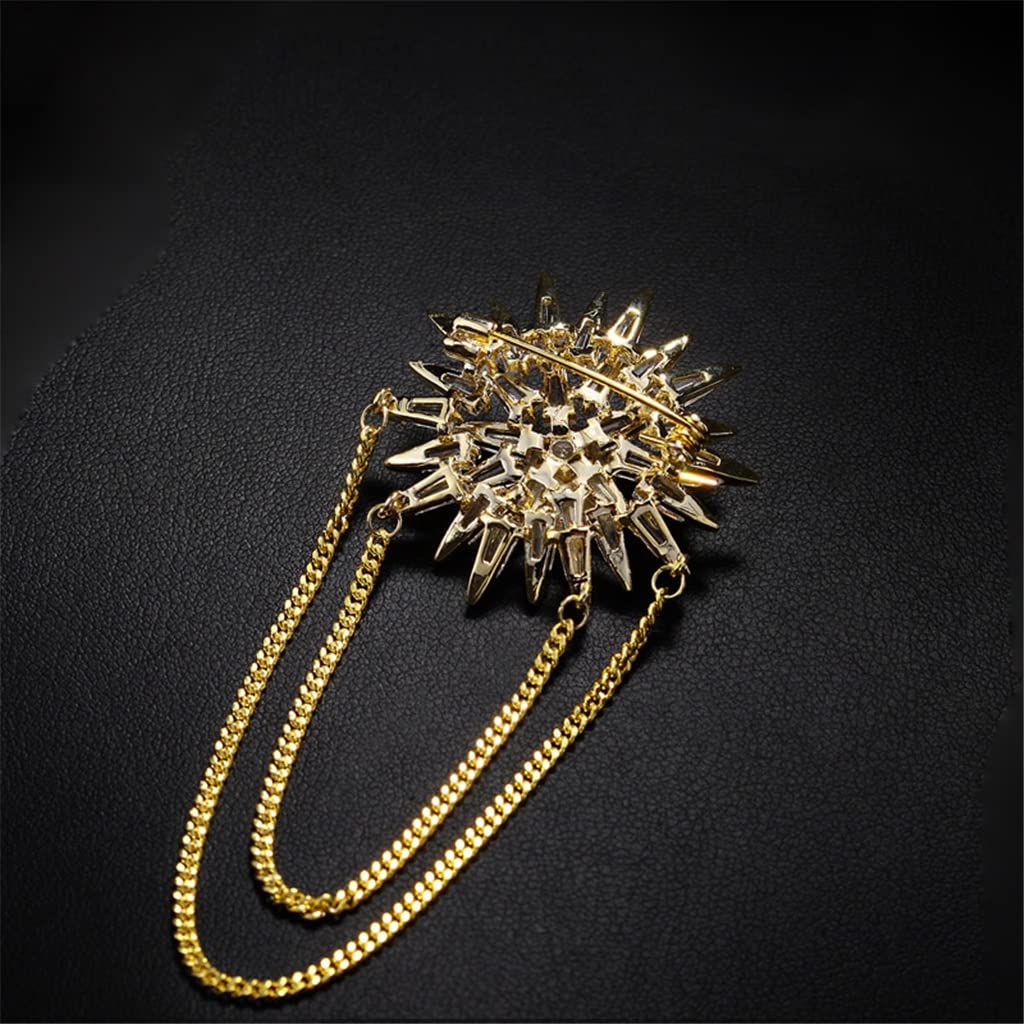 Brosche Herren Anzug Corsage Nischennadel Kette Accessoires Abzeichen Hemd Ausschnitt Accessoires Damen
