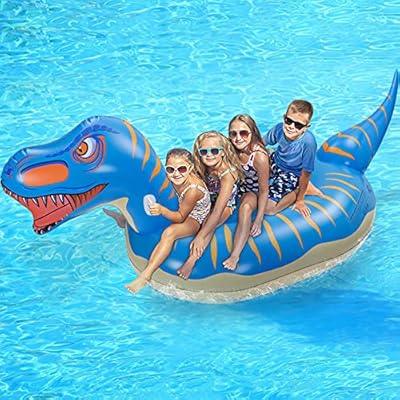 Super Größe Dinosaurier Luftmatratze 280×130 cm – Das ultimative Pool Floß für Dino-Fans und Sommer-Spaß für die ganze Familie!