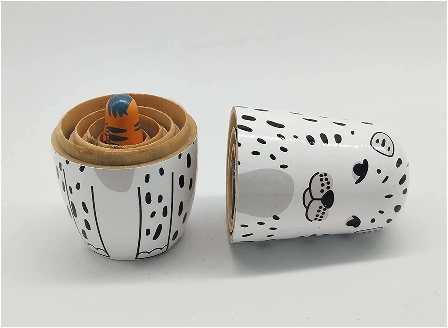 Matrioszki Matrioszka Lalka Rosyjska Gniazdowania Lalki 5 Sztuk Pies Gniazdowania Lalki Ręcznie Układania Zestaw Zabawek Dla Drewniane Matryoshka Lalki Prezenty Rosyjskich Lalek Rosyjskie Lalki