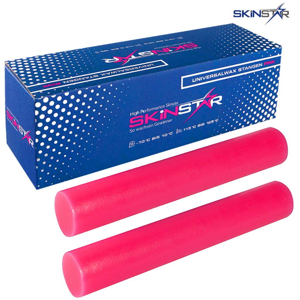 SkinStar Universal Skiwachs UNIVERSAL Wax Stange Stangenwachs 2x250g fluorfrei und PFAS-frei