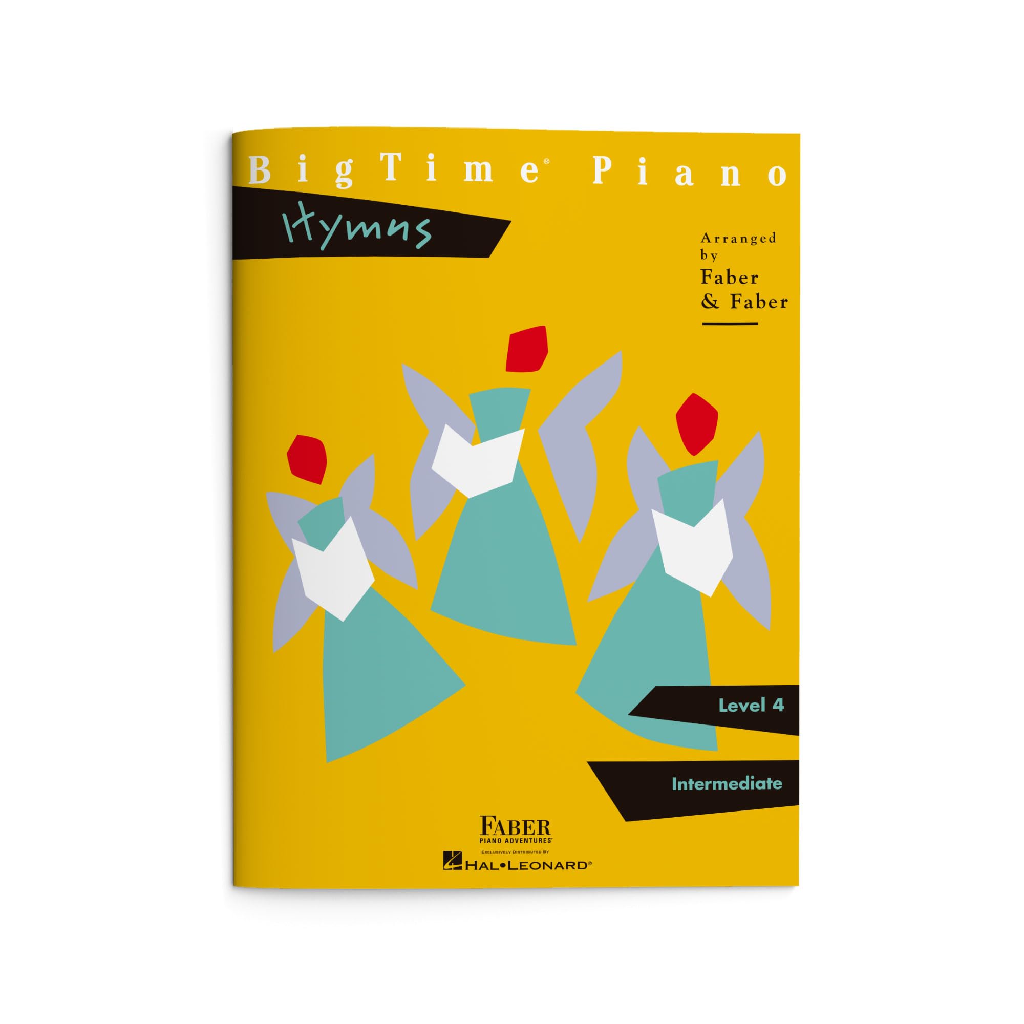 BigTime Piano: Hymns - Level 4 | Songbook with Inspirational Hymns and Spirituals for Intermediate Piano | Sheet Music Arranged for Developing Pianists |Faber Piano Method Book with Christian Music Paperback – January 1, 2005
