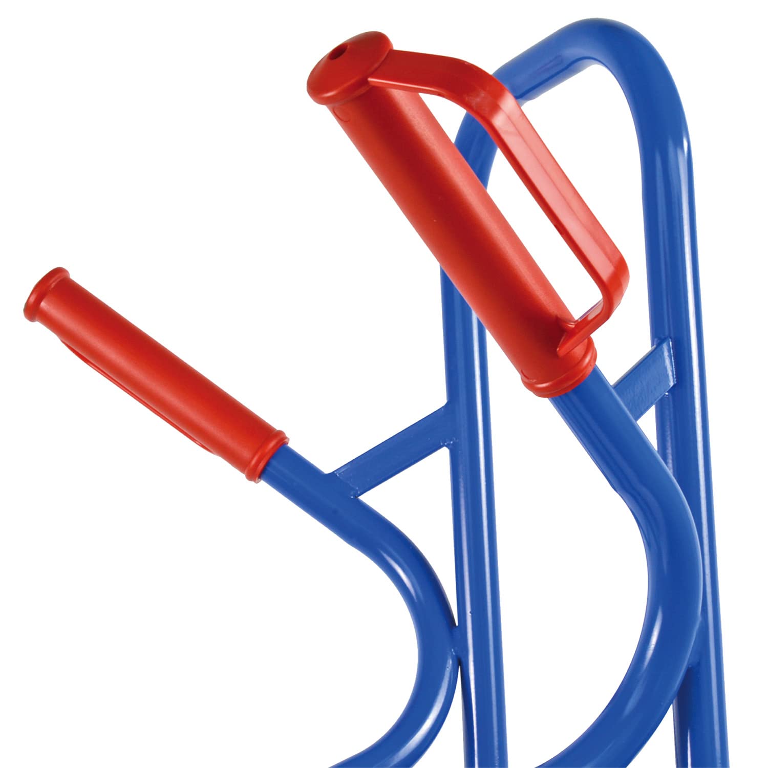 Trestles Profi Sackkarre 250kg Treppensteiger Sackkarre Vollgummireifen Sackkarren Transportkarre Treppensackkarre Treppenkarre S04HS blau | Stabiler Stahlrahmen | große Schaufel | Sicherheitsgriffe