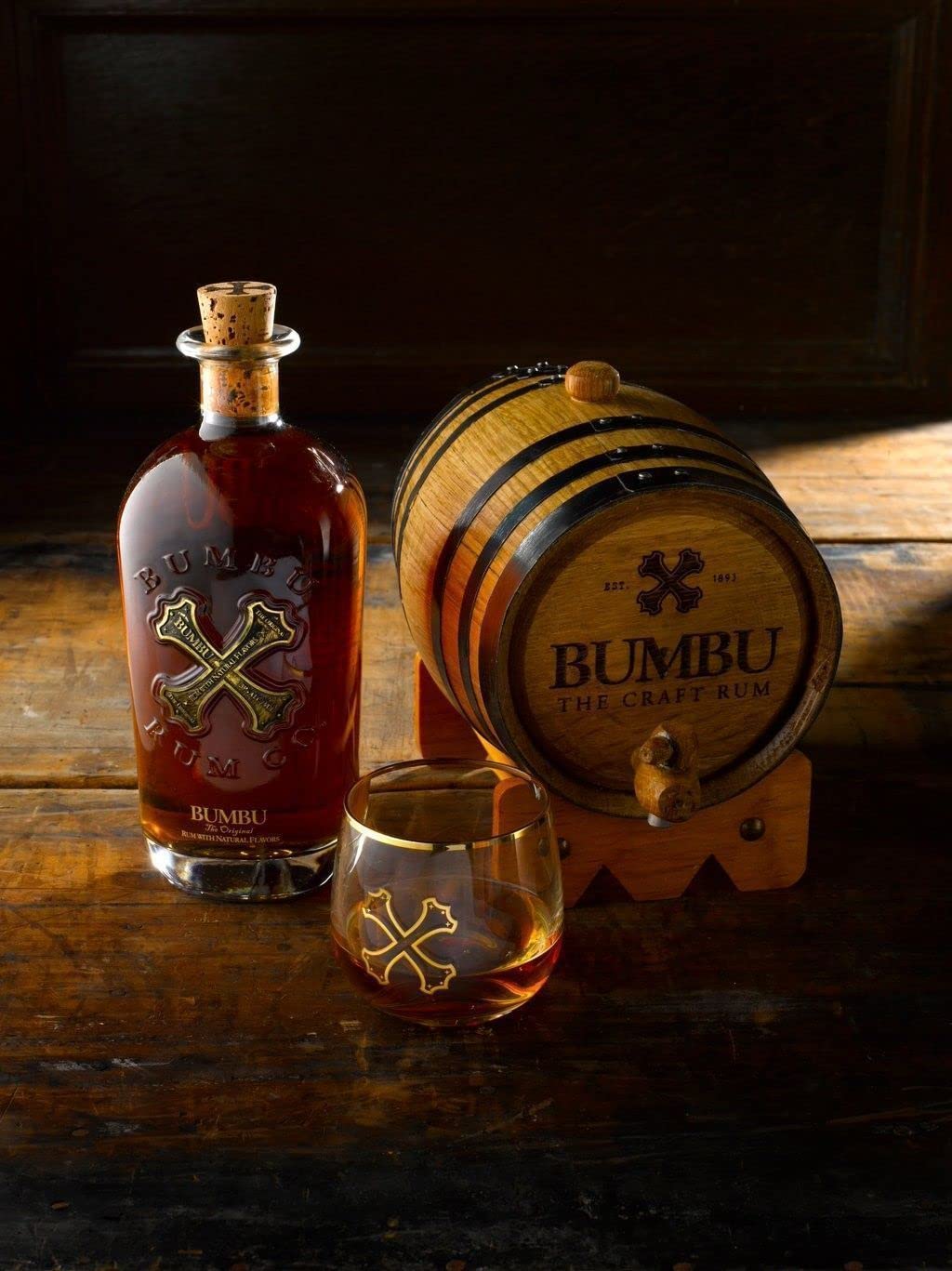 Les5CAVES - Pack de 2 rhums, Bumbu Original 70cl 40° et Bumbu Xo 70cl 40° - Lot de 2 rhums vieuxL8
