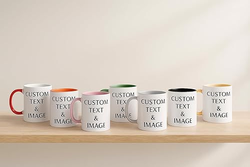 Miniatura 9 de Taza personalizada con la foto y tu texto preferidos. Puedes subir tu imagen con diversos diseños.