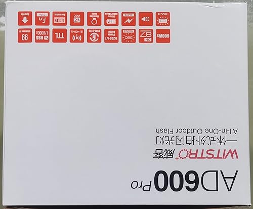 Miniatura 12 de Godox AD600Pro 600Ws TTL Flash para exteriores 2.4G 1/8000s 2600mAh batería 360 flash de potencia completa, 0.01-0.9s reciclaje compatible con Canon