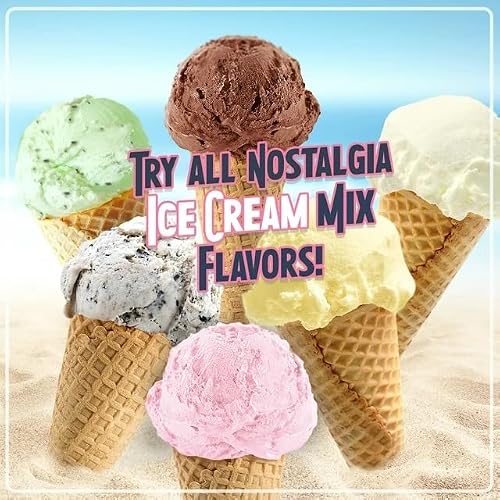 Generic Nostalgia Ice Cream Mix - 2 Packs of Creamy Chocolate - Each Pocket of 8 Oz Makes 2 Quarts of Delicious Premium Old Fashioned Ice Cream Works with any Ice Cream Maker - Thumbnail 2