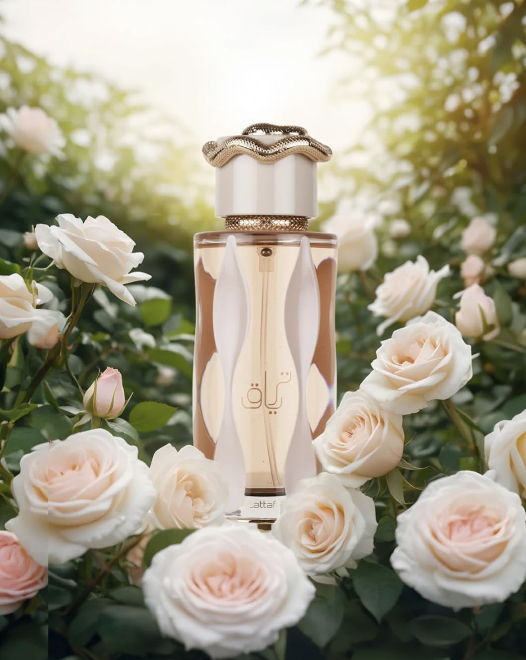 Profumo Teriaq originale 100 ml, profumo arabo unisex a lunga durata, EDP importato da Dubai, include atomizzatore ricaricabile 5 ml, fragranza dolce e floreale con note legnose (Teriaq)