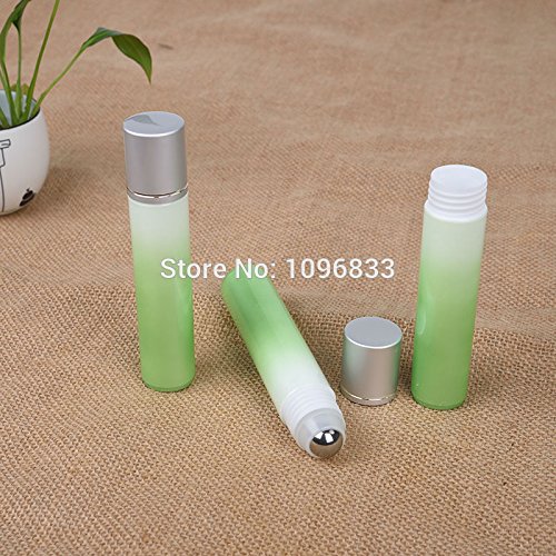 Buy Plastic Ball, Green Cap 35ML Green Shades Gradient Roll on Bottle