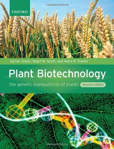 PLANT BIOTECHNOLOGY: THE GENETIC MANIPULATION OF PLANTS By Slater **Excellent**