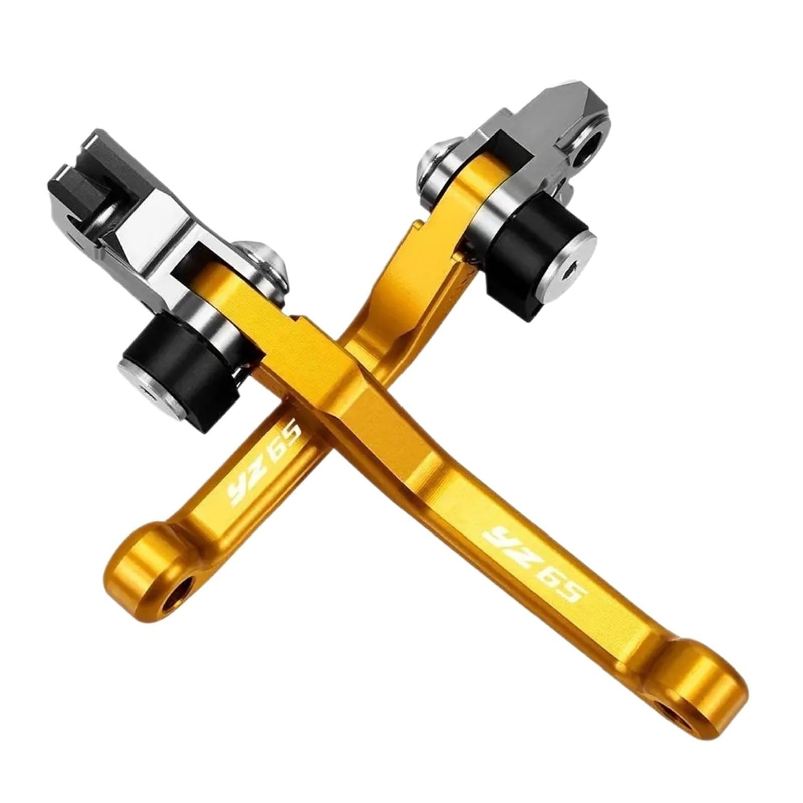 KKMNAIF Handlebar Clutch Lever Pivot Brake Clutch Levers Motorcycle Accessories Dirt Pit Bike Brakes Handles Lever for Ya&ma&ha for YZ65 2018-2022(Yellow)
