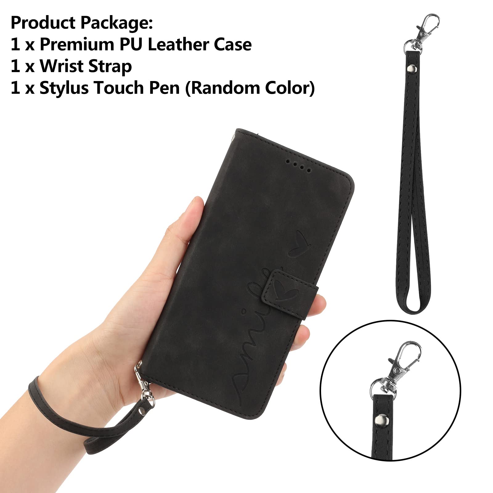 Custodia A Libro Con Magnetica In Pelle Per IPhone XR | Portafoglio Con 3 Slot Carte E 2 Portamonete, Supporto Stand, Interno TPU - 4
