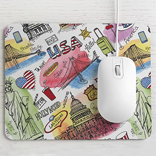 Image of PAPER PLANE DESIGN Mouse Pad Designer Anti Skid Mouse Pads for Desktop and Laptop Computers. D1216