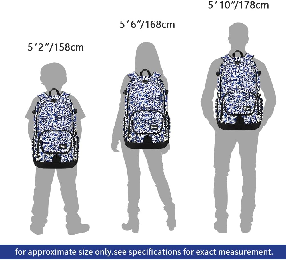 rickyh style School Backpack Travel Bag for Men & Women Lightweight College Back Pack with Laptop Compartmen - Image 8