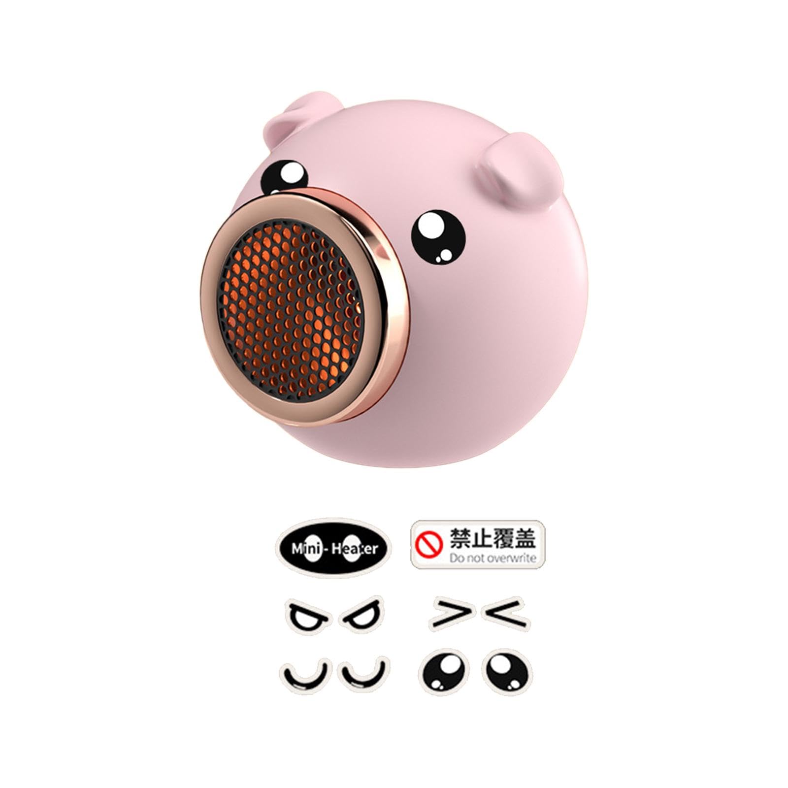 Electric Space Heaters Portable Electric Heater Quick Heating Desktop Heater PinkHome & Garden|Home Improvement|Heating Cooling & Air|Space Heaters-image-23