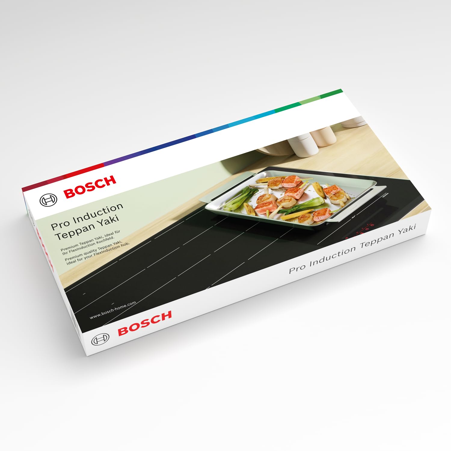 Bosch, Teppan Yaki, para Hornos y Placas de Inducción Bosch, HEZ9TY010 | Cocina a la plancha directamente en tu placa o en el horno. Sano y delicioso.