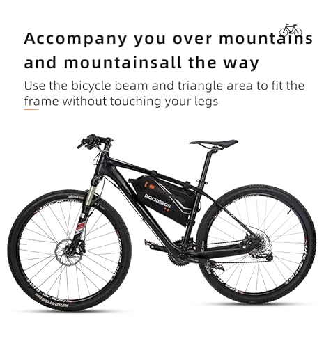 ROCKBROS Borsa Bici da Telaio Impermeabile