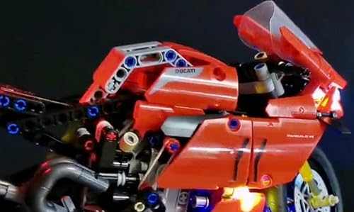 Miniatura 2 de Kit de iluminación LED de bloques brillantes para Lego 42107 Technic Ducati Panigale V4 R