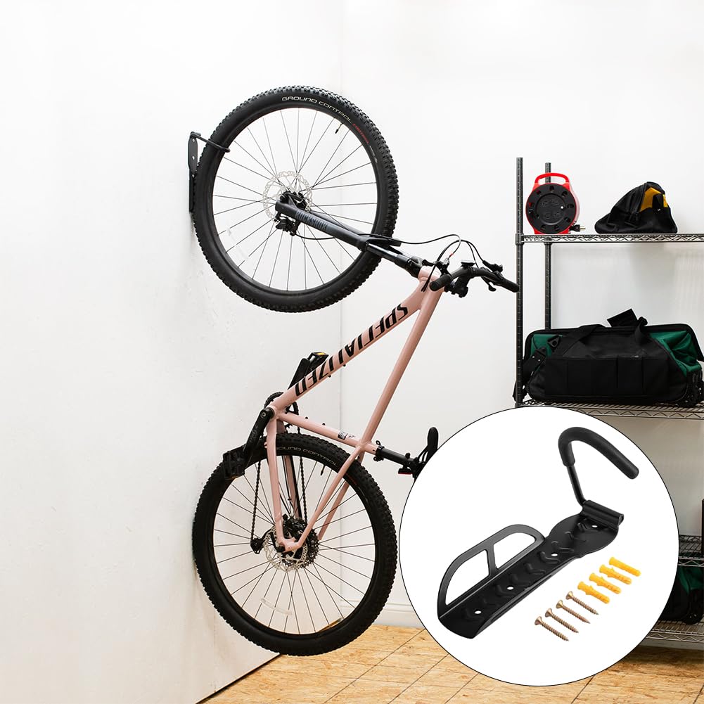 Support De Vélo Noir Support Mural Support De Vélo... – Grandado