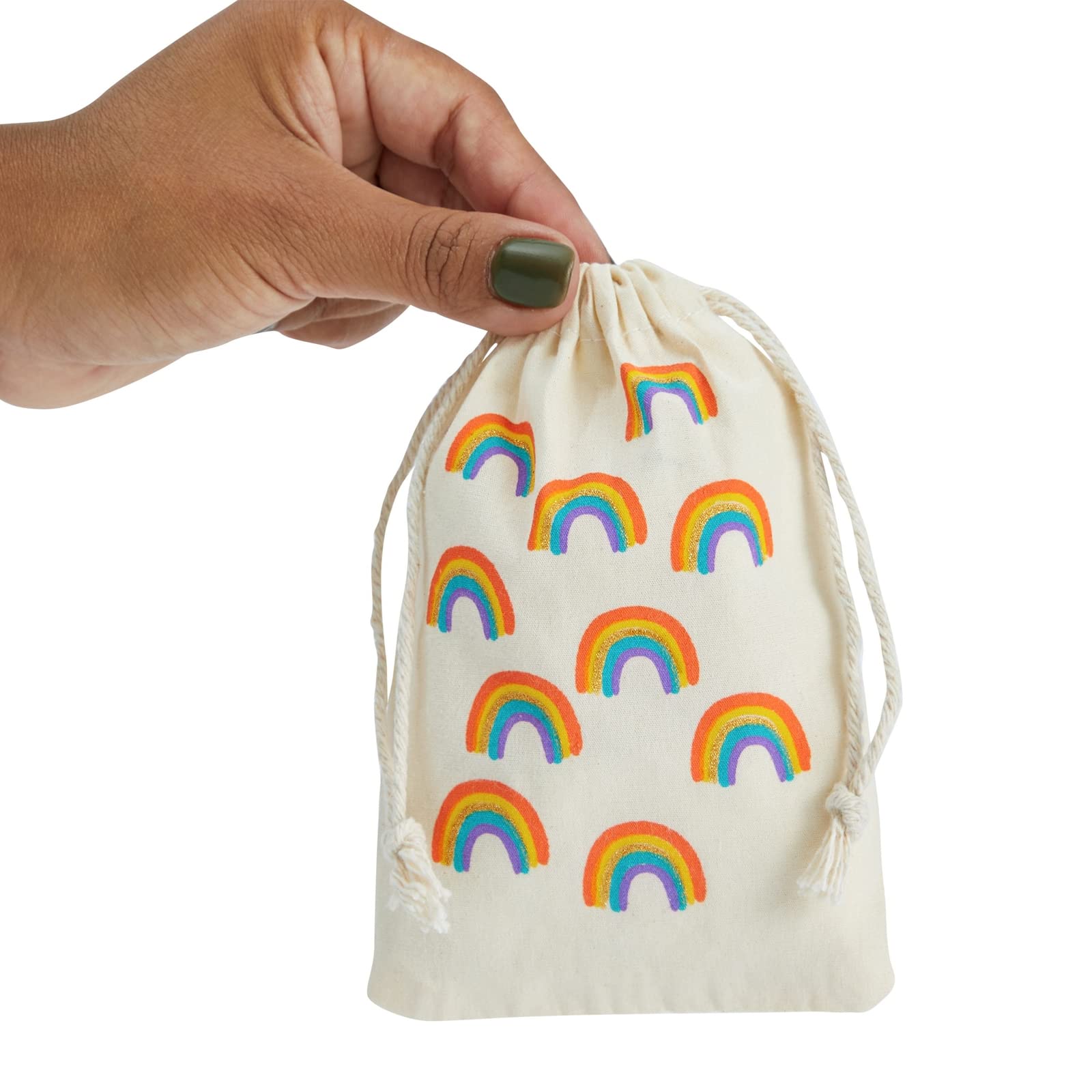 Party Favor Bags, 24PCS Boho Bags, 4X6\" Burlap Drawstring Treat Pouches...