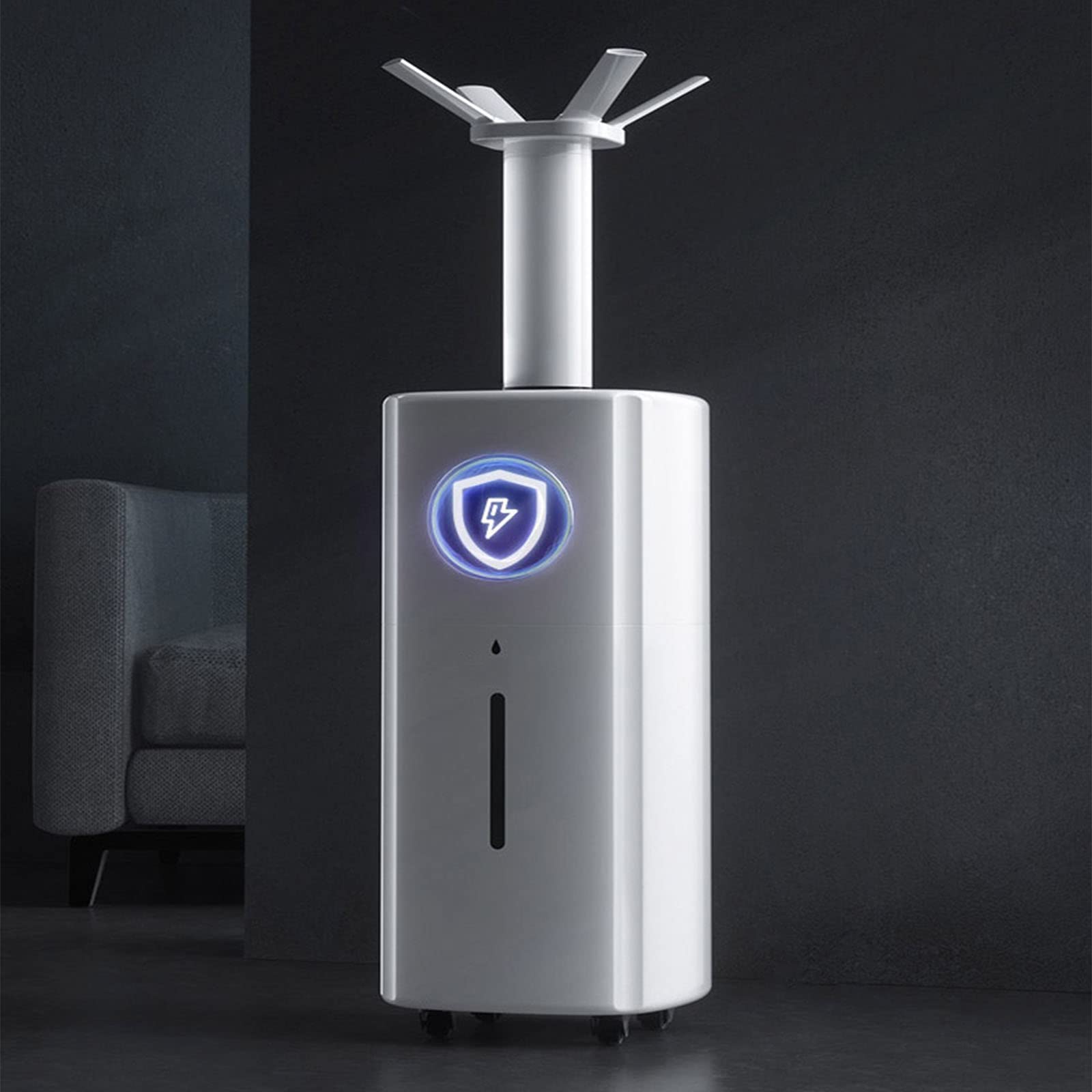 Humidificador Humidificador de Vapor de 21 L Humidificador de Aire Humidificador silencioso, Humidificador de Aterrizaje de Gran Capacidad Apagado automático sin Agua