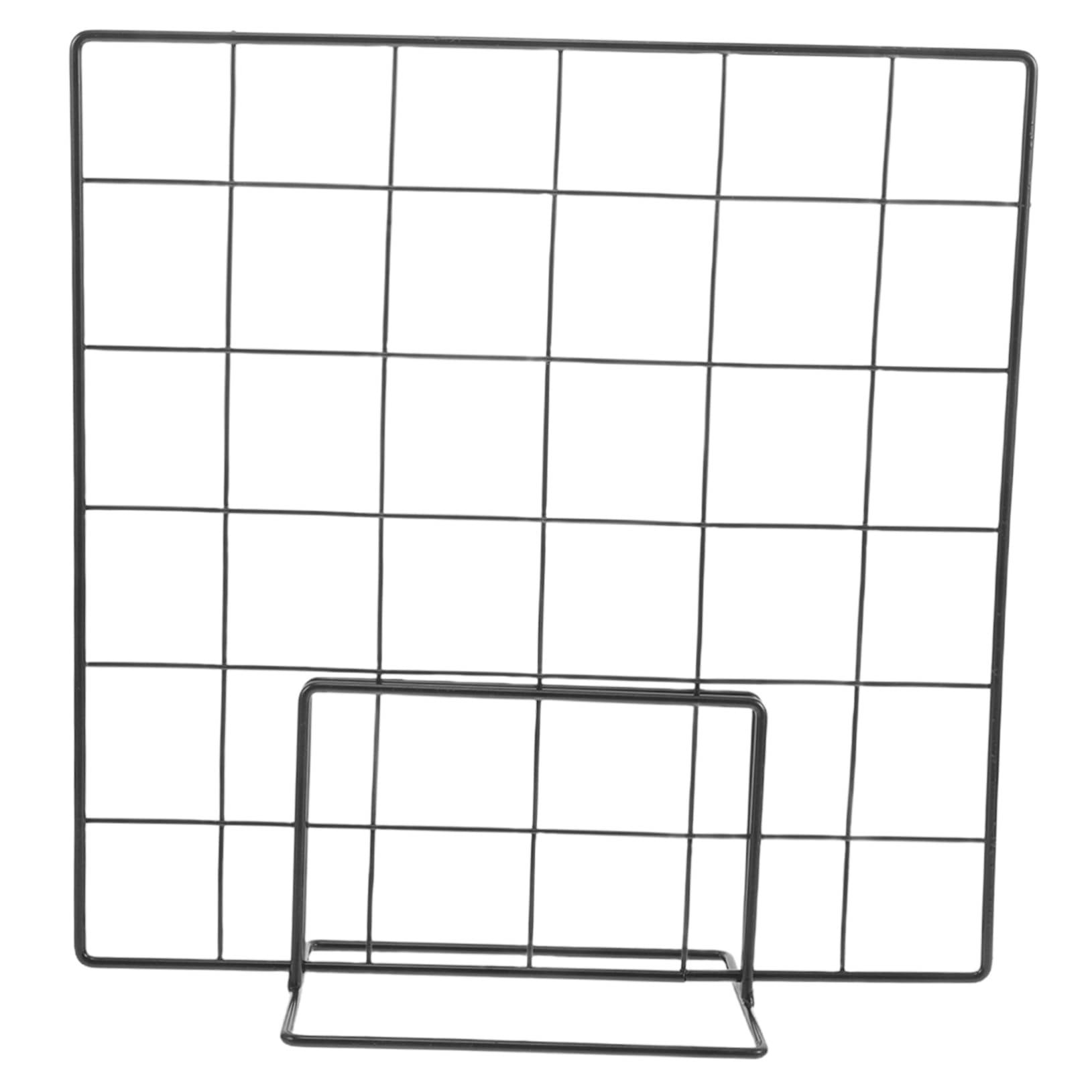 Alipis Grid Storage Rack Wire Wall Grid Panel Photo Display Stand Artwork Display Shelf Flexible