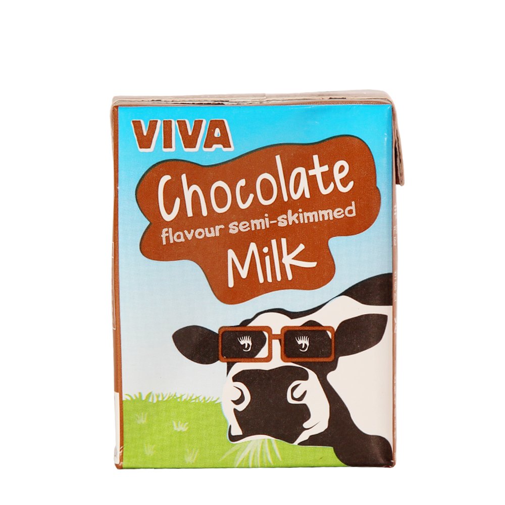 Viva Chocolate Flavoured Milk Cartons - 27x200ml