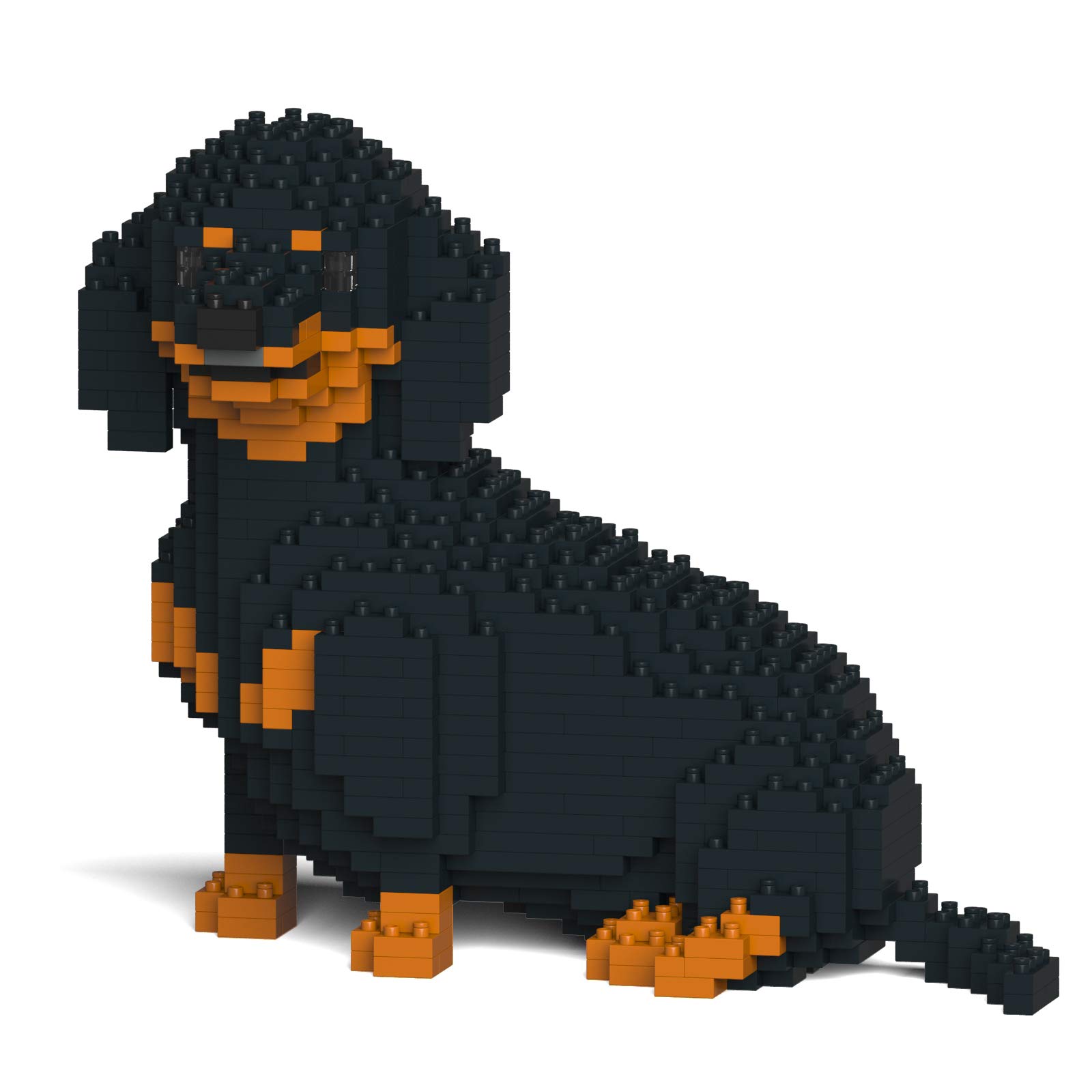 JEKCA Dachshund 05S-M01 | Bloques de construcción de plástico para perros | A partir de 14 años | Construye tu arte de ladrillo de forma robusta sin pegamento