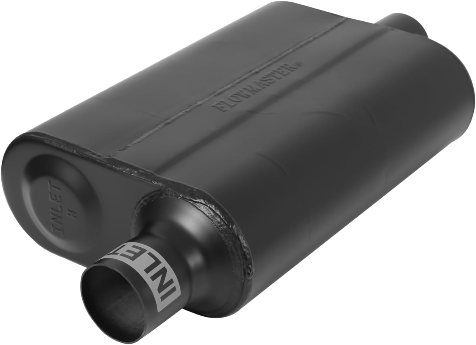 Flowmaster 942441 40 Delta Flow Muffler - 2.25 Offset In and 2.25 Center Out - Aggressive Sound