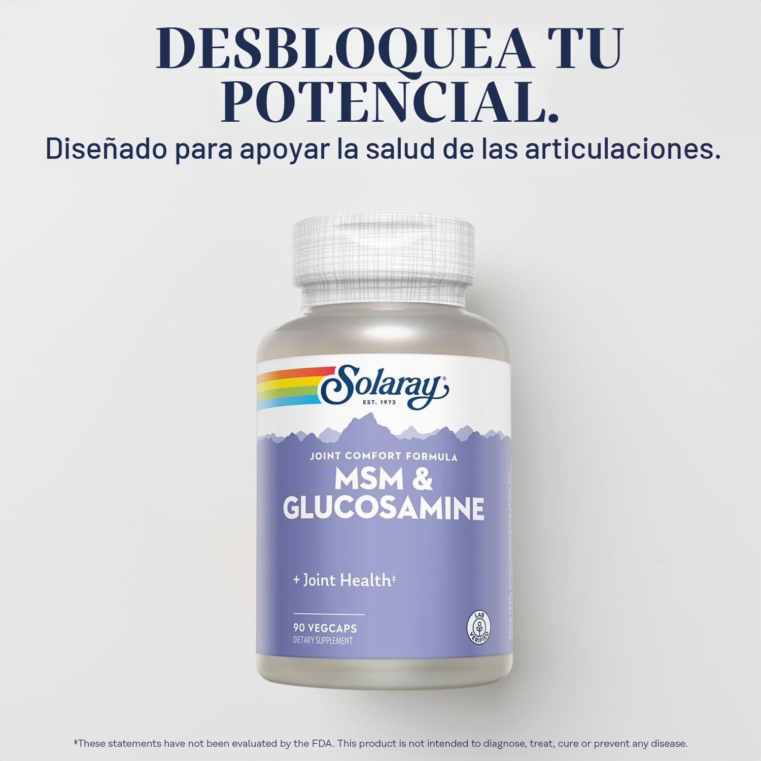 Solaray MSM + Glucosamine | 90 VegCaps