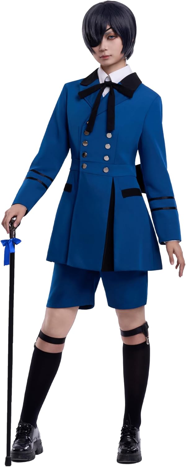 OSIAS Ciel Phantomhive Uniform Cosplay Costume