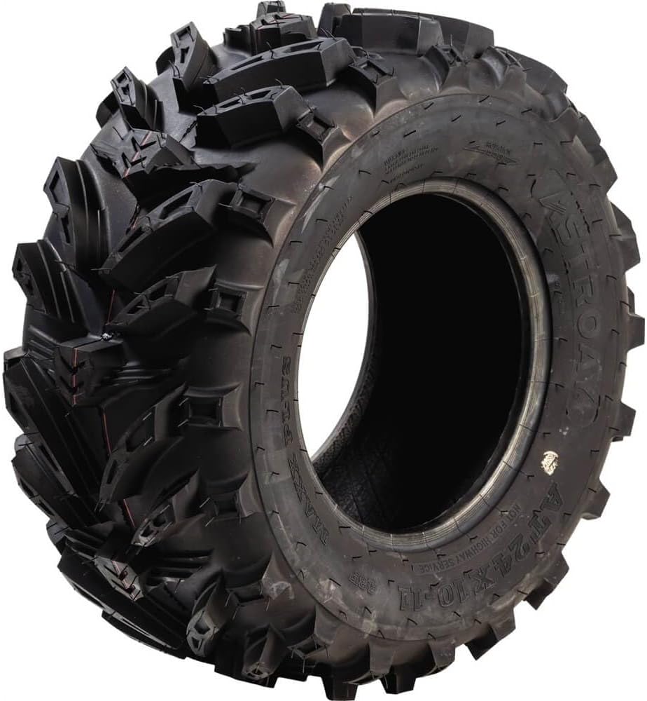 Astroay Maxx Plus 27x10x12 UTV Tires, 6 Ply Quad or Side By Side ATV Tire, VAngled