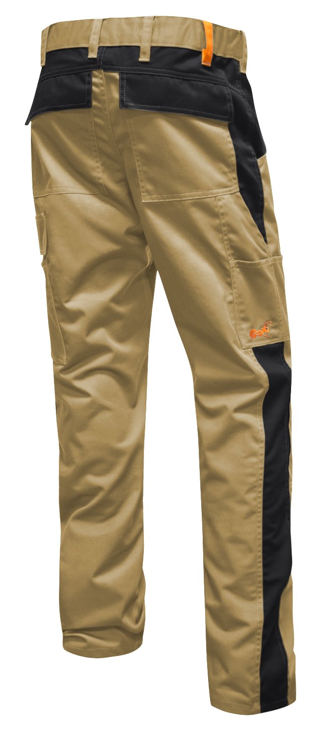 strongAnt Pantalones de Trabajo de Carga elástica con Rodilleras, Bolsillos y Cremallera para Hombre — view 24