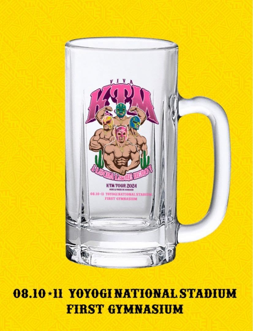 2個セットケツメイシ会場限定ビールジョッキ -代々木- / 500ml