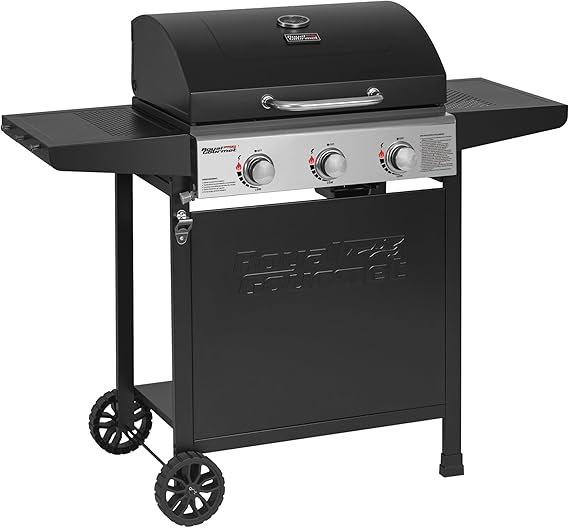 Royal Gourmet GH3000E-F 3 Burner Gas Barbecue, Black