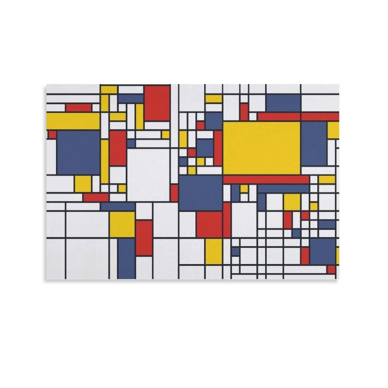 抽象画　青と赤 抽象画　青と赤