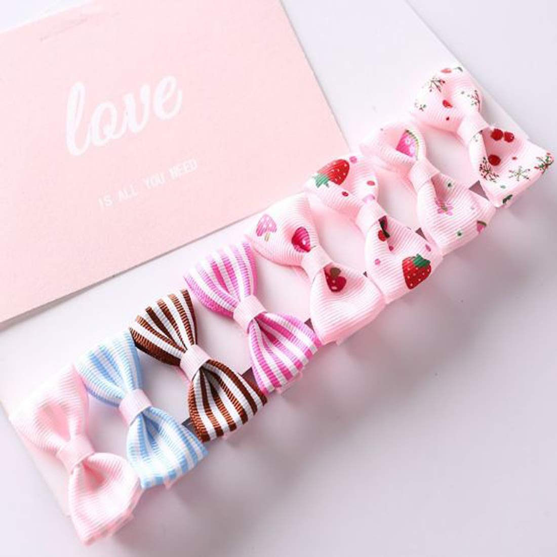 RKPM HOMES Baby Girls Printed Multicolor Color Ribbon Korean Version Of The Striped Bow Hairpin For Girl Baby Born Baby All-Inclusive Card Edge Clip Soft Clip Jewelry (16 Pcs Mix) (B0993J1VMW) Amazon Price History, Amazon Price Tracker