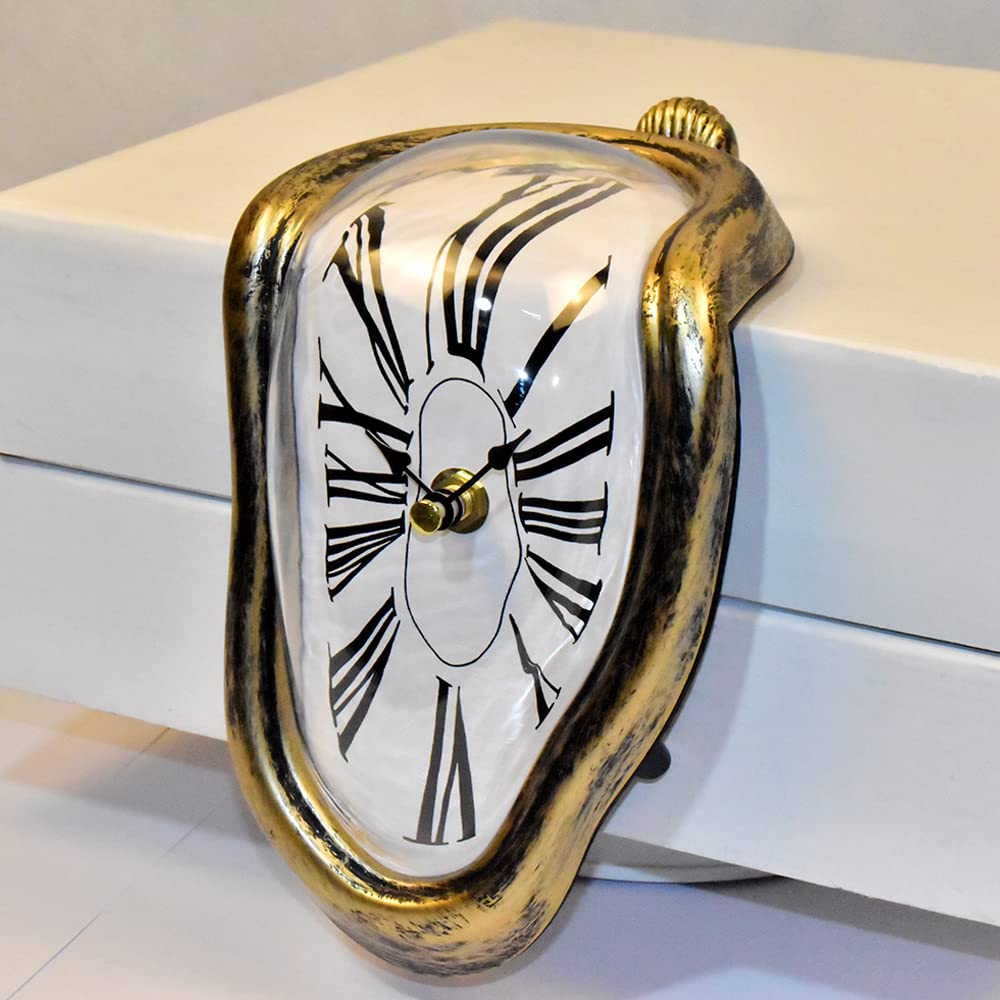 FAREVER Melting Clock, Salvador Dali Watch Melted Clock For Decorative