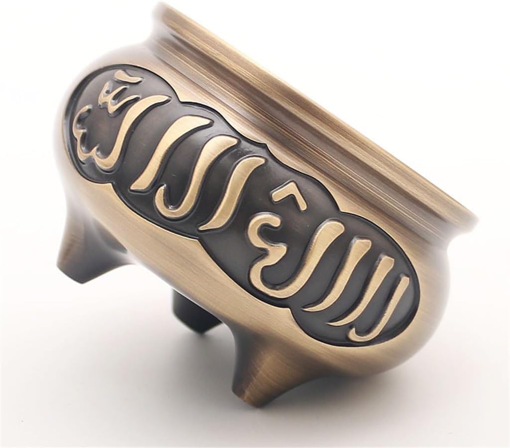 銅器 三層獅足祥雲紋薫香炉 茶道檀香炉 盤香炉 仏具 工芸