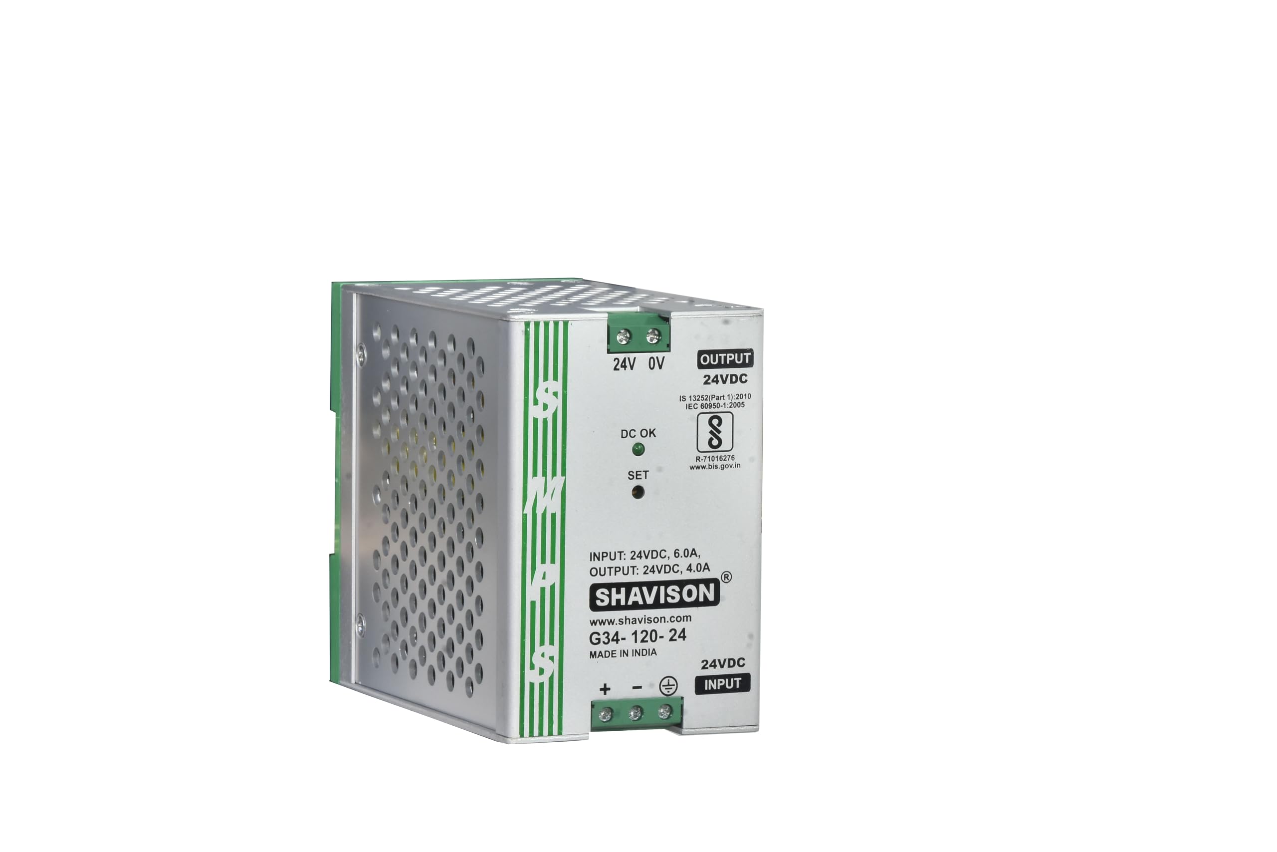 Shavison DC-DC SMPS G34-120-24, Industrial Grade, I/P : 18 to 36VDC, O/P : 24VDC, 4A-image-37