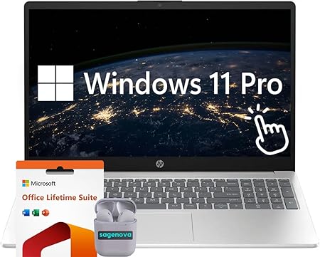 Amazon.com: HP Touchscreen 15.6" Business Laptop Computer, Windows 11